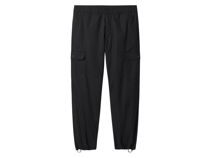 esmara Men Pánské termo cargo kalhoty (černá, XL (56/58))