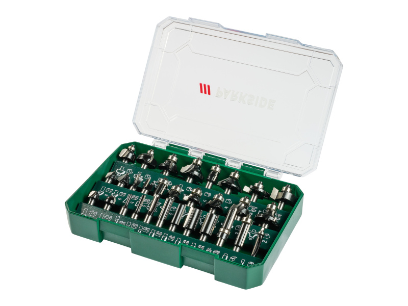 Parkside® Sada frézovacích bitů PFB 30 A1, 30dílná