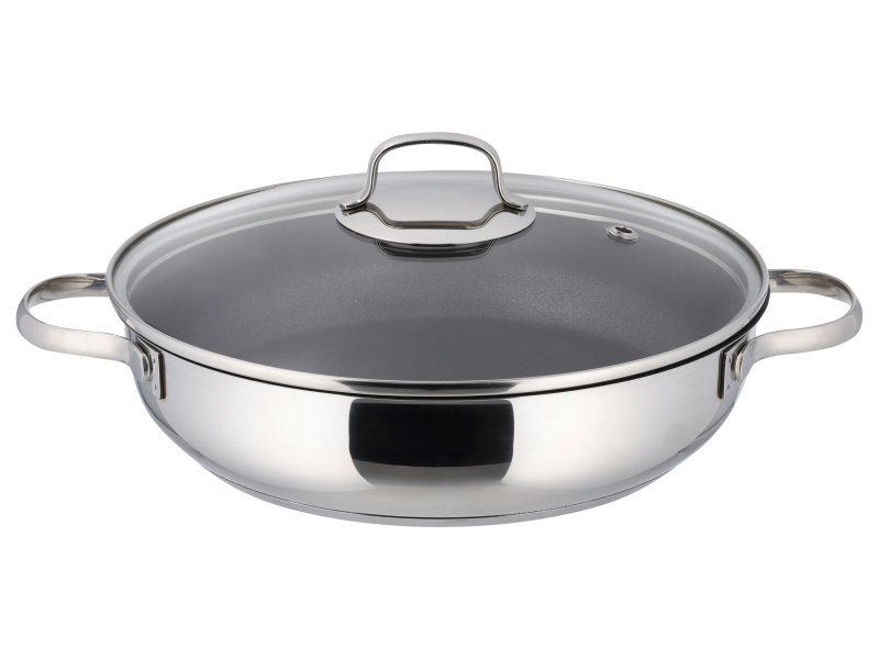 Silvercrest® Servírovací pánev z nerezové oceli, Ø 28 cm