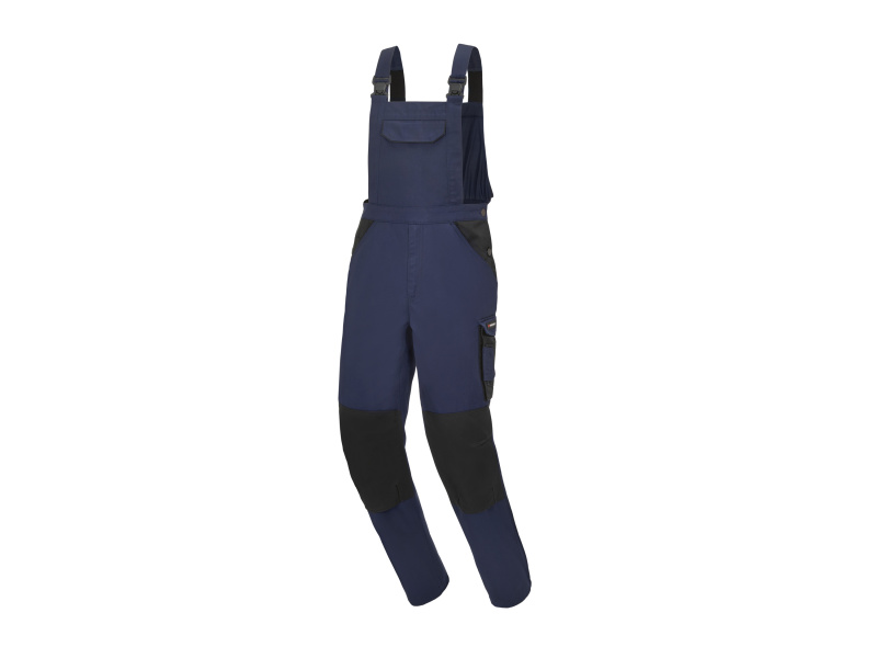Parkside® Pánské zateplené pracovní kalhoty s laclem (tmavě modrá, 58)