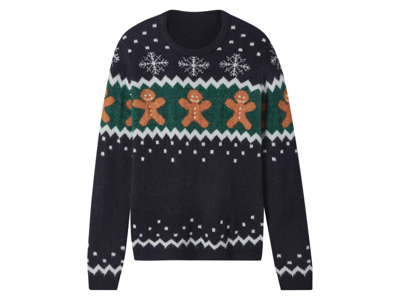 esmara® Chlapecký vánoční pletený svetr (modrá, 146/152)