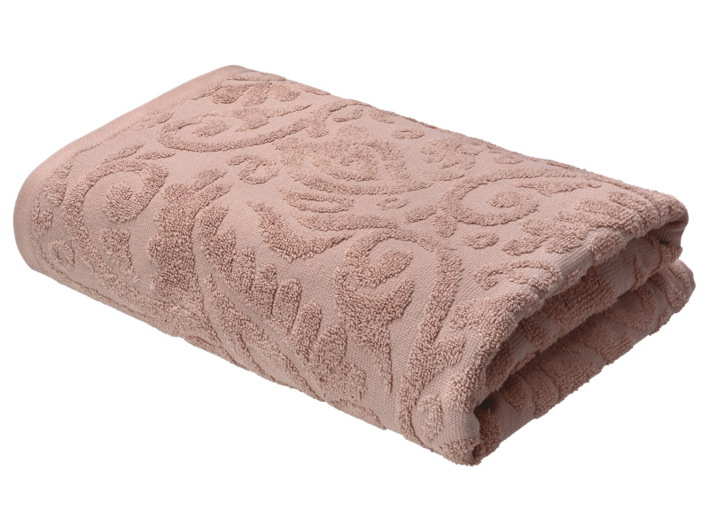 Livarno® Froté osuška, 70 x 140 cm, 500 g/m2 (světle růžová / vzor)