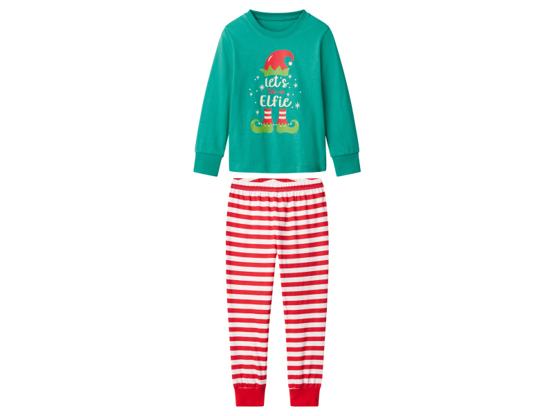 lupilu® Dívčí vánoční pyžamo (zelená, 98/104)