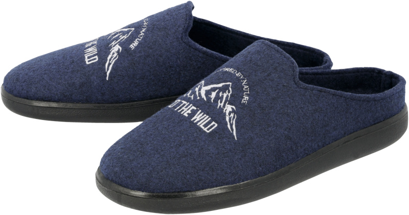 esmara® Pánská domácí obuv (navy modrá, 41)