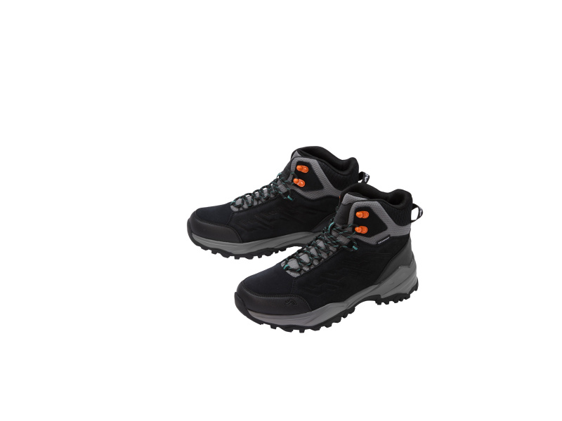 Crivit Pánská kožená trekingová obuv (černá, 46)