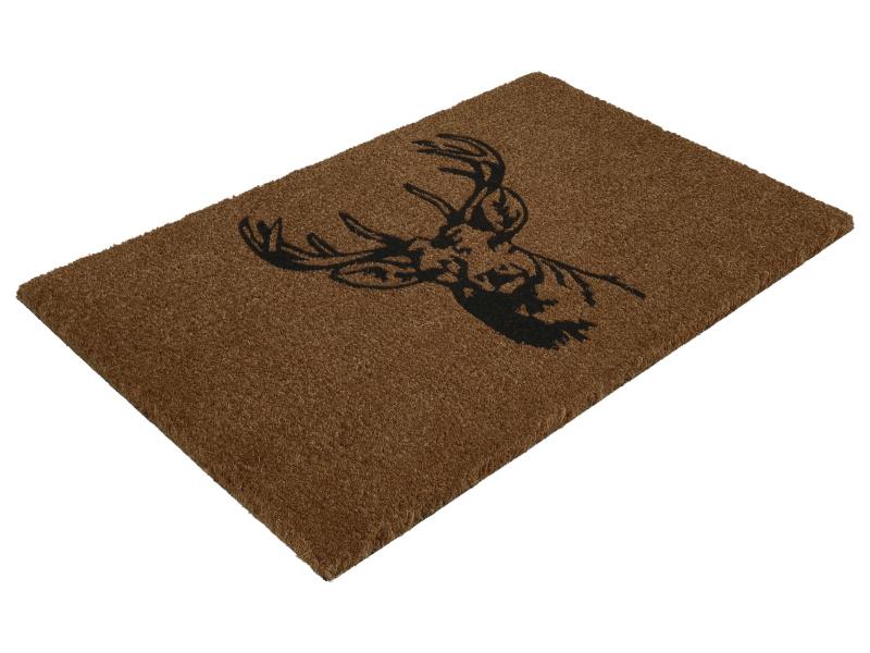 Livarno® Rohožka z kokosových vláken, 40 x 60 cm (jelen)