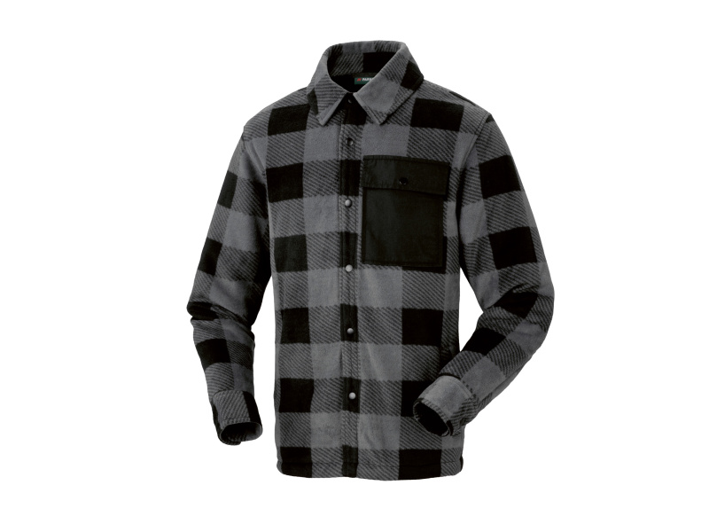 Parkside® Pánský flanelový overshirt (šedá, XXL (60/62))