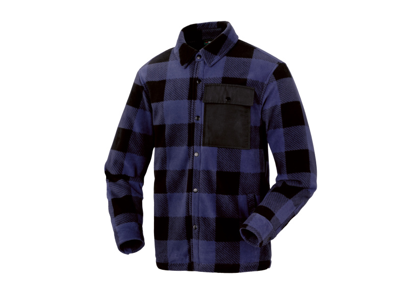 Parkside® Pánský flanelový overshirt (modrá, L (52/54))
