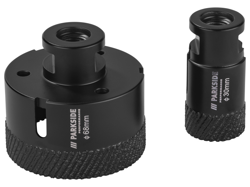 Parkside Performance® Diamantové vrtací korunky (průměr 30, 68 mm)