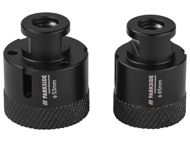 Parkside Performance® Diamantové vrtací korunky (průměr 45, 53 mm)