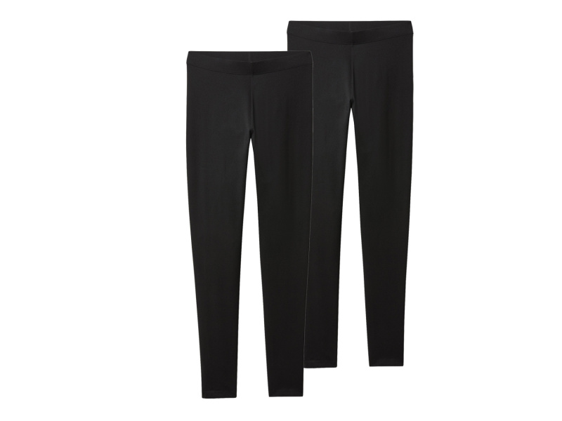 esmara® Dámské legíny, 2 kusy (černá, S(36/38))