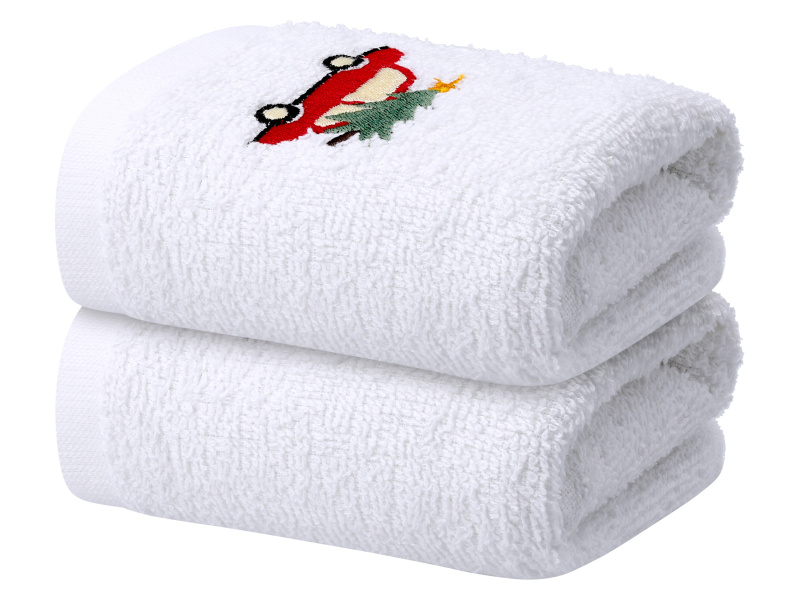 Livarno® Froté ručník pro hosty, 2 kusy (auto)