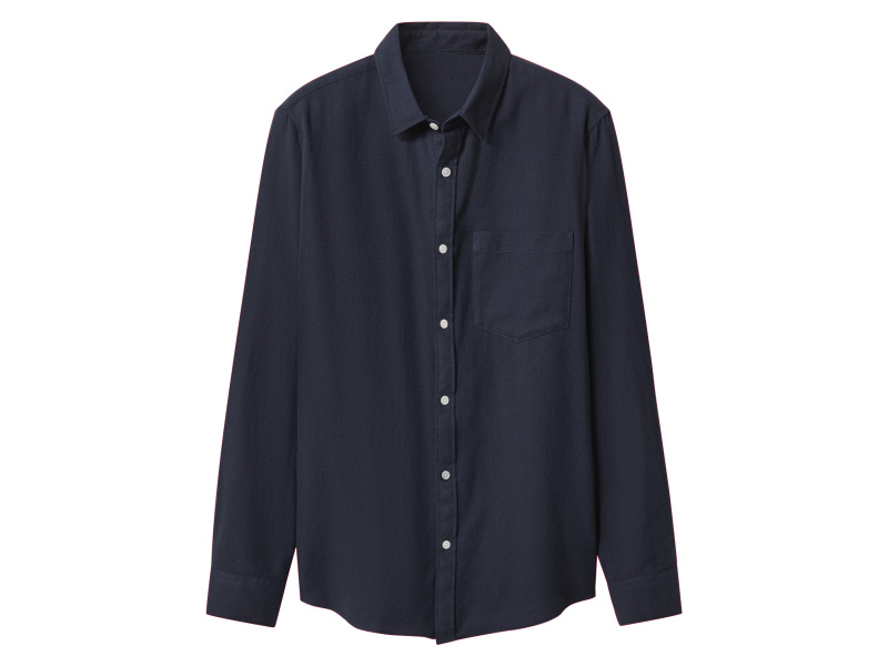 esmara Men Pánská volnočasová flanelová košile (navy modrá, L (41/42))