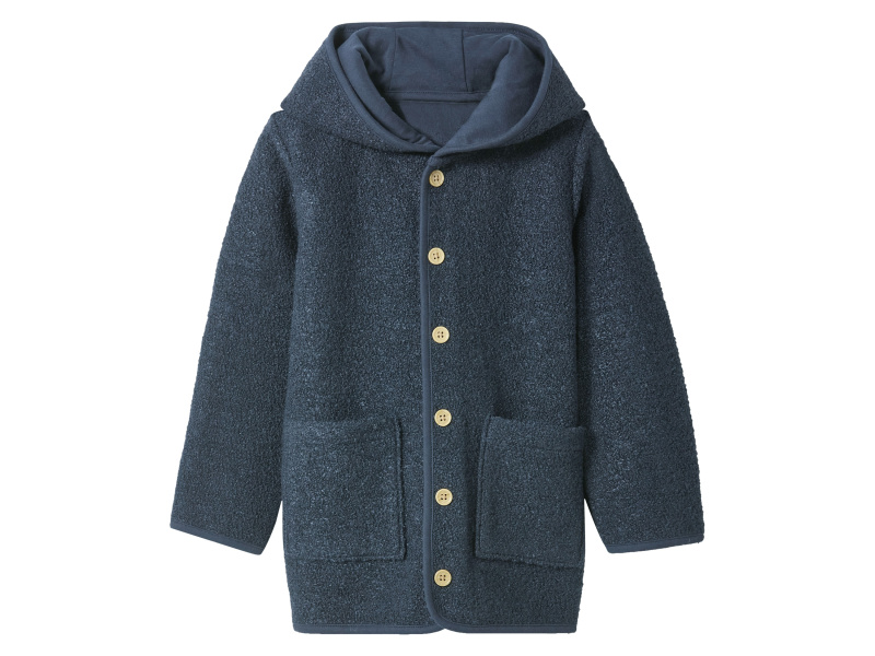 lupilu® Dětská bunda s merino vlnou (navy modrá, 110/116)