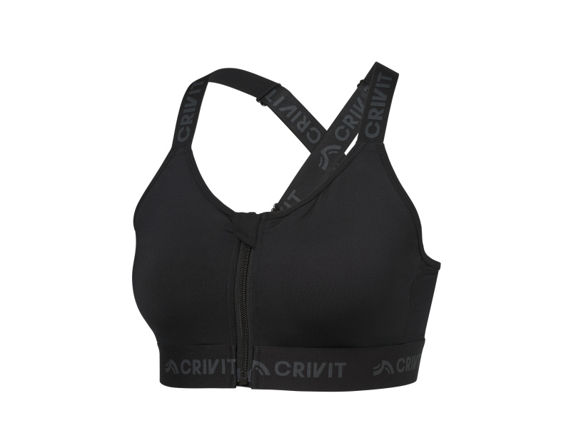 Crivit Dámská sportovní podprsenka, High Level (černá, S(36/38))