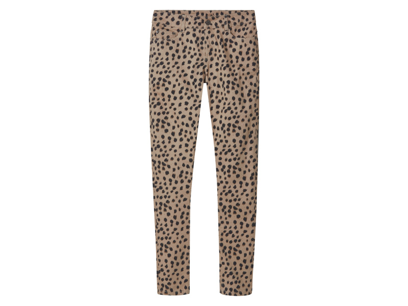 esmara® Dámské džíny „Skinny Fit" (dlouhá, leopardí vzor, 36)