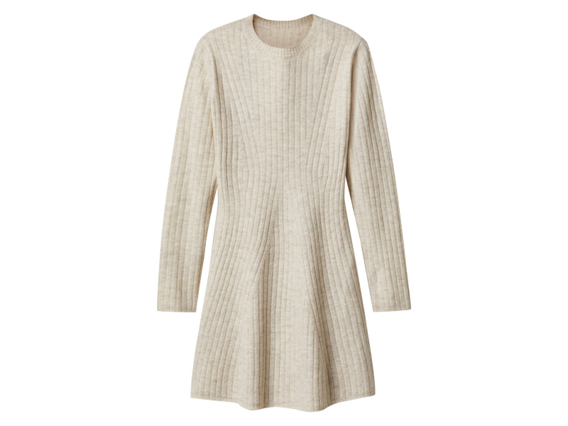 esmara® Dámské pletené šaty (bílá, M(40/42))