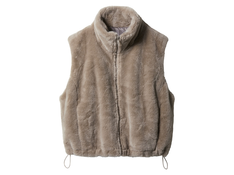 esmara® Dámská plyšová vesta (šedá, L(44/46))