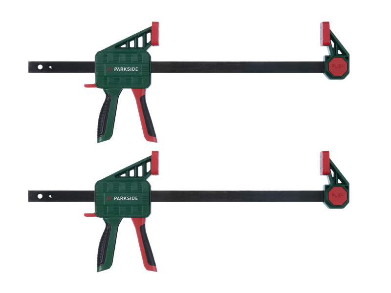 Parkside® Sada jednoručních svorek, 2dílná / 4dílná (Jednoruční svorky, 2dílná sada)