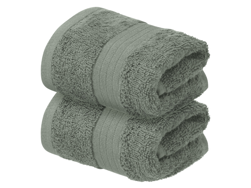 Livarno® Froté ručník pro hosty, 30 x 50 cm, 500 g/m², 2 kusy (mintová)