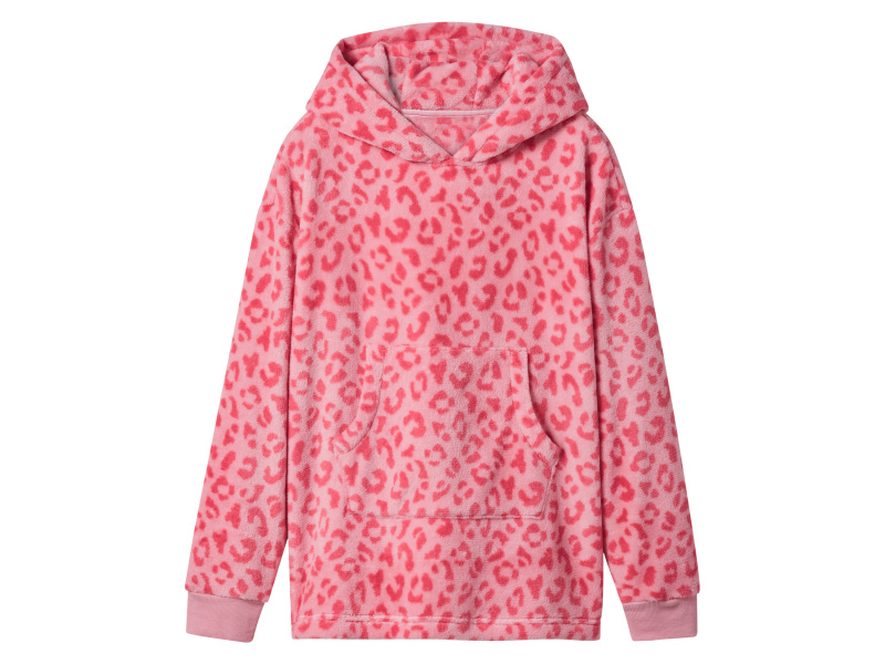 esmara® Dětská plyšová oversize mikina (světle růžová, 158/164)