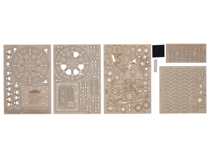 crelando® Dřevěná kreativní sada (Ruské kolo)