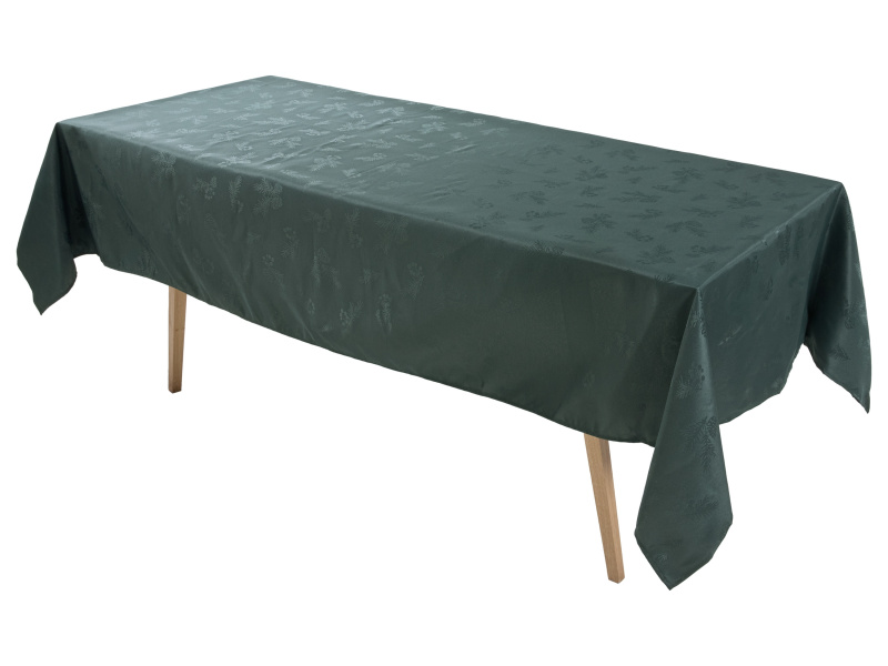 Livarno® Vánoční ubrus, 140 x 240 cm (zelená)