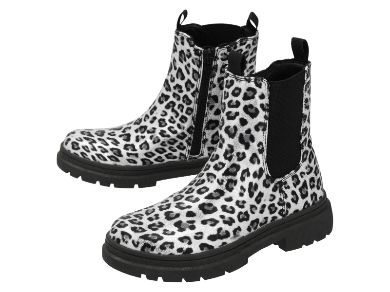 esmara® Dívčí kotníková obuv (leopardí vzor, 36)