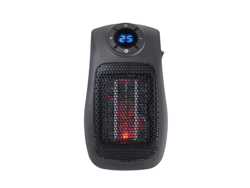 Tronic® Keramický teplovzdušný ventilátor do zásuvky TSH 600 B2 (černá)