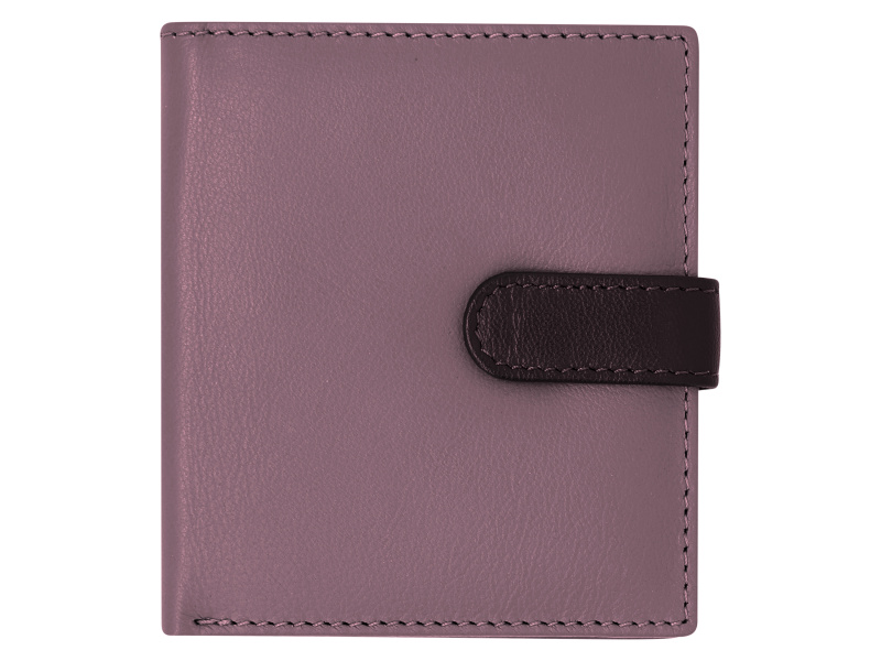 esmara® Dámská kožená peněženka (růžovo-fialová)