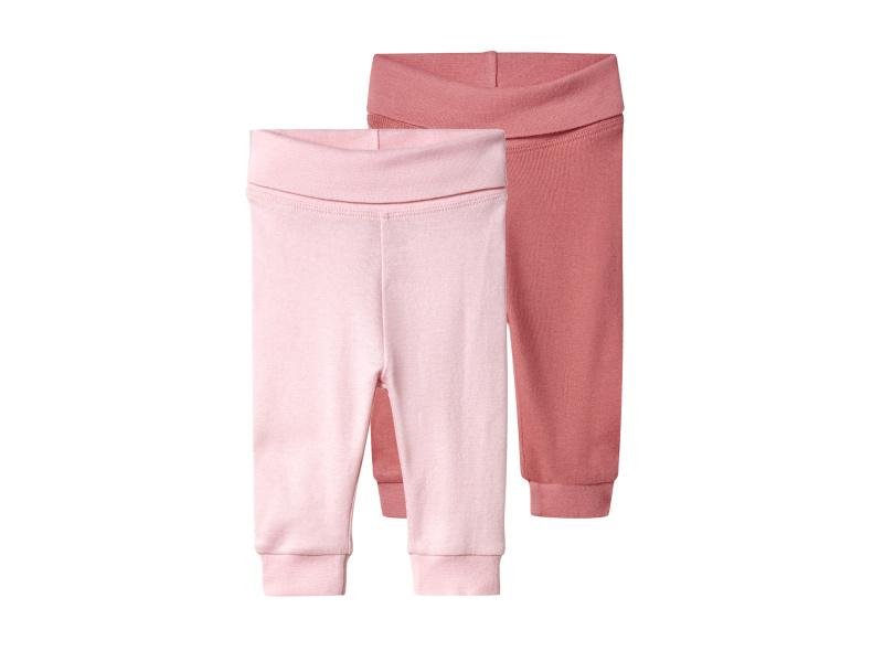 lupilu® Dětské kalhoty "Jogger", 2 kusy (růžová / světle růžová, 74/80)