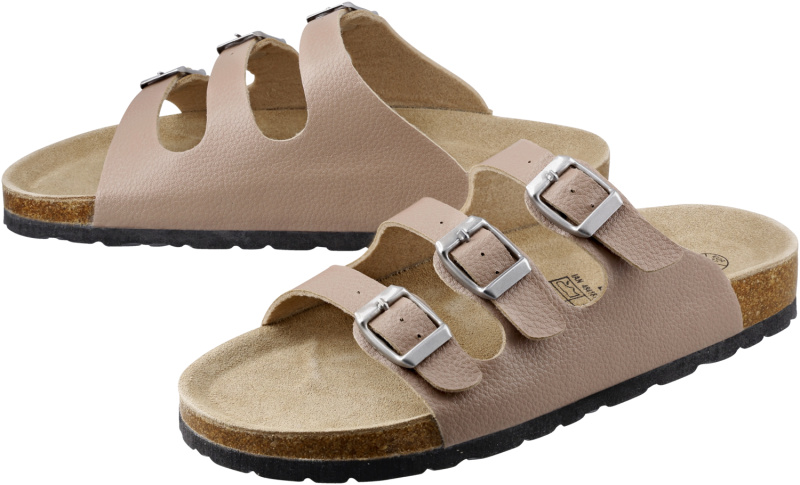 esmara® Dámské pantofle (šedohnědá, 38)