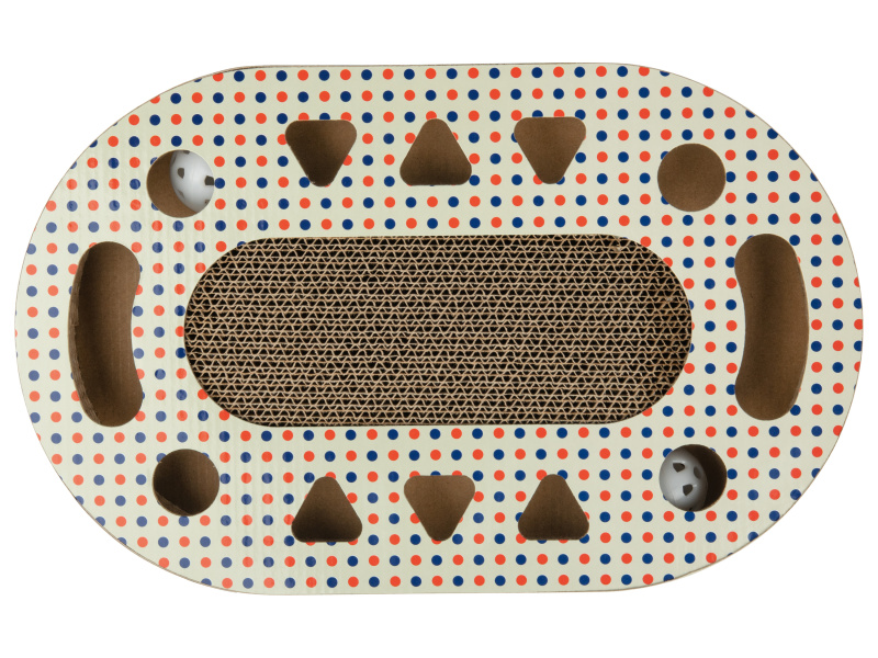 zoofari® Škrabací deska / koberec pro kočky (škrabací deska oválná)