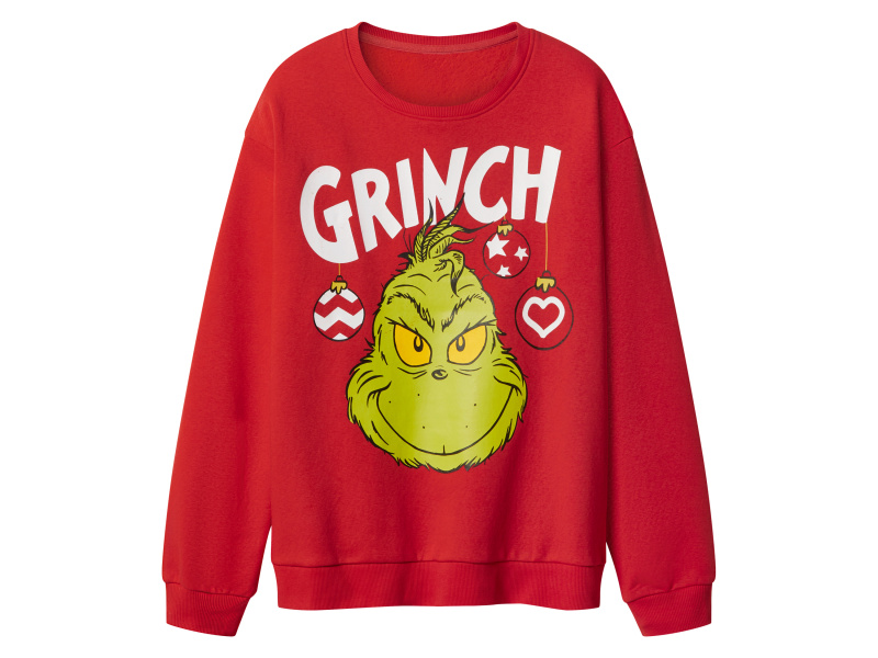 Dámská mikina Grinch (červená, M(40/42))