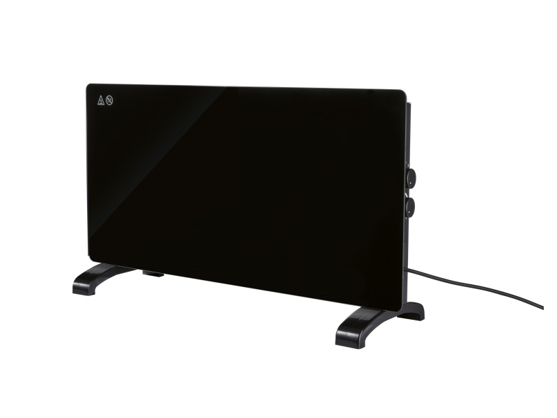 Tronic® Skleněný konvektor TGH 2000 B4 (černá)