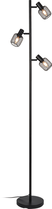 Livarno® Stojací LED lampa (černá)