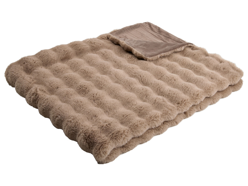 Livarno® Hebká deka, 130 x 170 cm (hnědá)
