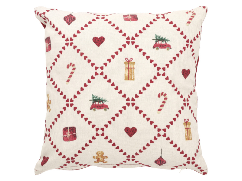 Livarno® Dekorační polštář, 40 x 40 cm (dárek/perníček/ozdoba)