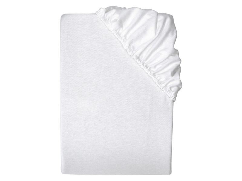 Livarno® Napínací prostěradlo z jemného flanelu, 140-160 x 200 cm (bílá)