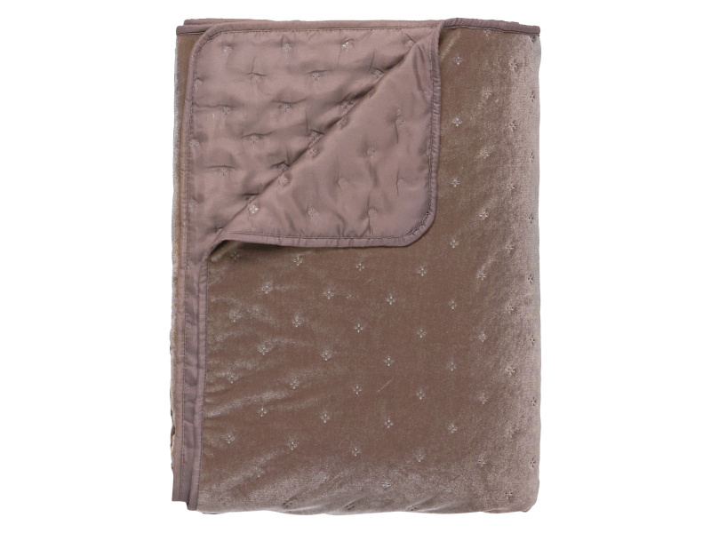 Livarno® Přehoz na postel, 200 x 240 cm (hnědá)