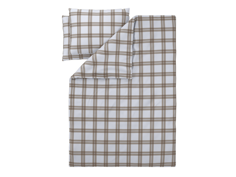 Livarno® Ložní povlečení z jemného flanelu, 200 x 220 cm, 70 x 90 cm (kostka/béžová)