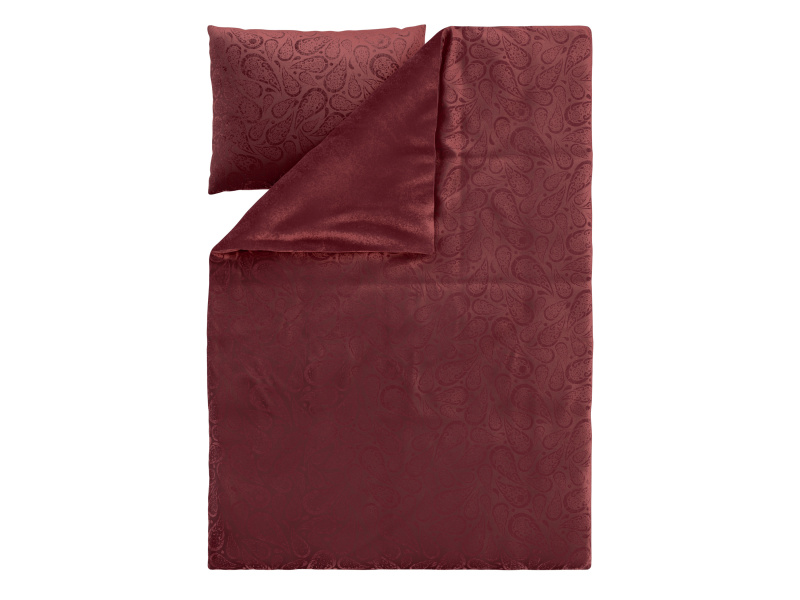 Livarno® Plyšové ložní povlečení, 140 x 200 cm, 70 x 90 cm (červená)
