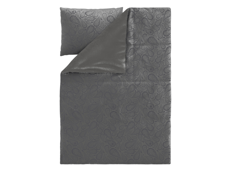 Livarno® Plyšové ložní povlečení, 140 x 200 cm, 70 x 90 cm (šedá)