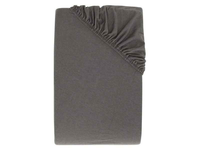 Livarno® Žerzejové napínací prostěradlo, 140-160 x 200 cm (šedá)
