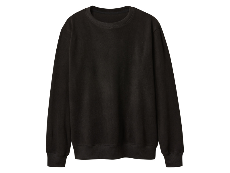 esmara Men Pánská fleecová mikina (černá, XL (56/58))