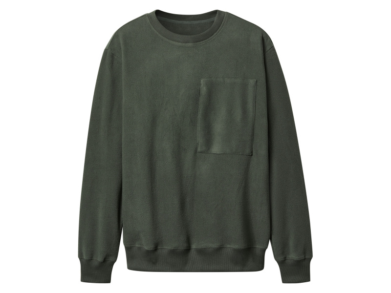 esmara Men Pánská fleecová mikina (khaki, XL (56/58))