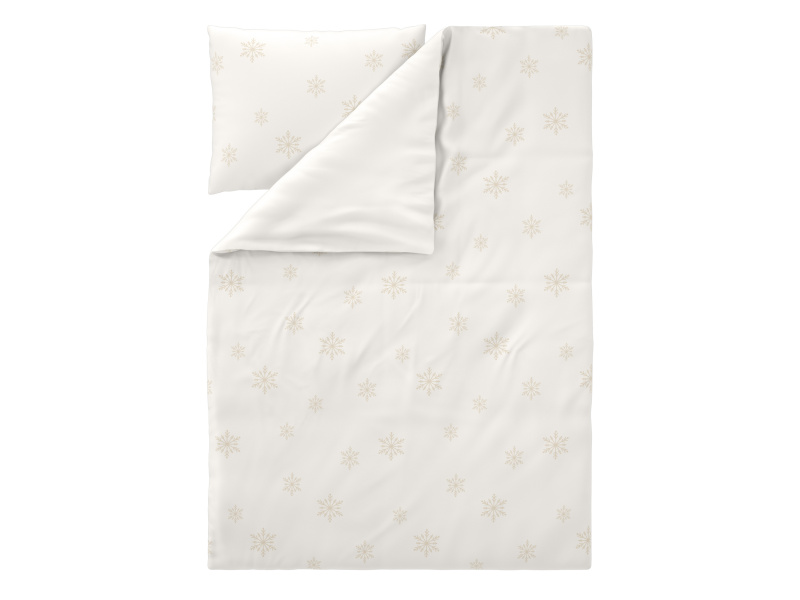 Livarno® Saténové ložní povlečení, 140 x 200 cm, 70 x 90 cm (bílá)