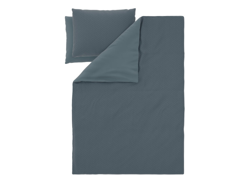 Livarno® Saténové ložní povlečení, 220 x 240 cm, 70 x 90 cm (námořnická modrá)