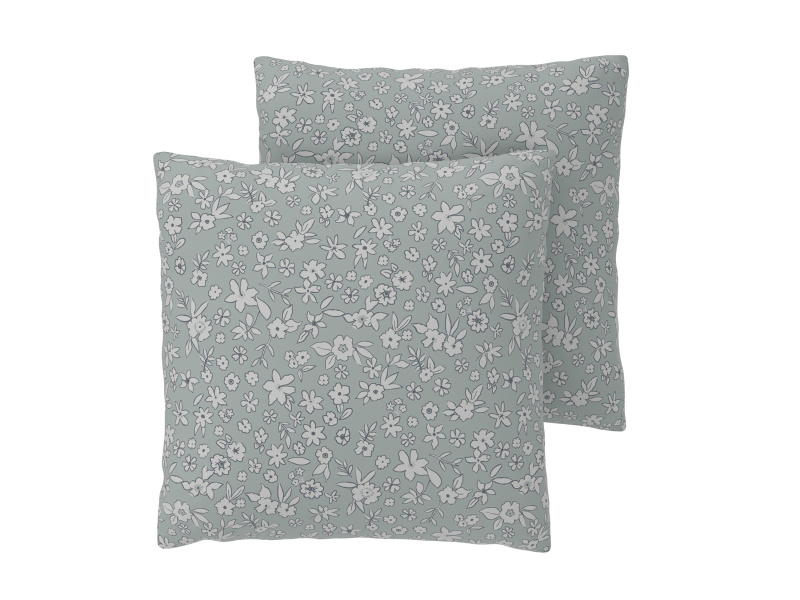 Livarno® Potah na polštář Renforcé 50 x 60 cm, 2 ks (mintová)