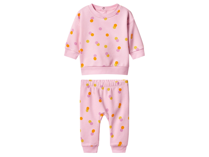 lupilu® Dívčí volnočasová souprava s BIO bavlnou, 2dílná (světle růžová, 62/68)